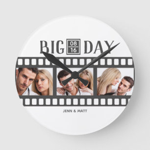 Horloge Ronde Film mariage Ajouter 3 photos