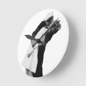 Horloge Ronde Fin du baiser de guerre (Angle)
