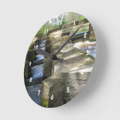 Horloge Ronde Fish Ladder (Angle)