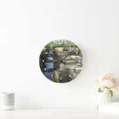 Horloge Ronde Fish Ladder (Maison)