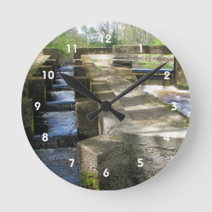 Horloge Ronde Fish Ladder
