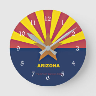 Horloge Ronde Flag of Arizona Watch