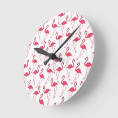 Horloge Ronde flamants Flimingos (Angle)