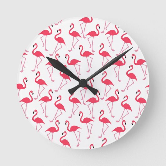 Horloge Ronde flamants Flimingos (Recto)