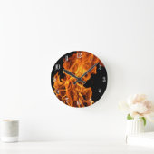 Horloge Ronde Flamme (Maison)