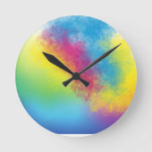 Horloge Ronde flash de couleur (Recto)