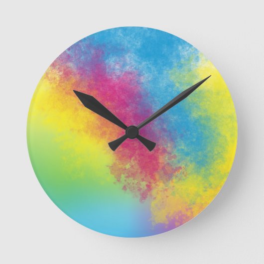 Horloge Ronde flash de couleur (Recto)