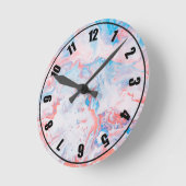 Horloge Ronde Flèche de couleur (Angle)