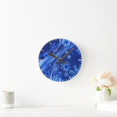 Horloge Ronde Flèches bleues (Maison)