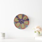 Horloge Ronde Fleur (Maison)