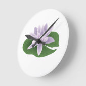 Horloge Ronde Fleur (Angle)