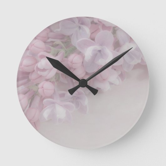 Horloge Ronde Fleur de lilas (Recto)