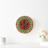 Horloge Ronde Fleur de Lis (Maison)