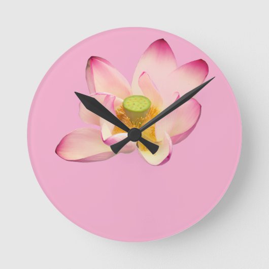 Horloge Ronde Fleur de lotus (Recto)