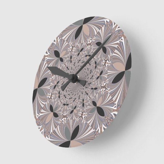 Horloge Ronde Fleur Inspiration (Angle)