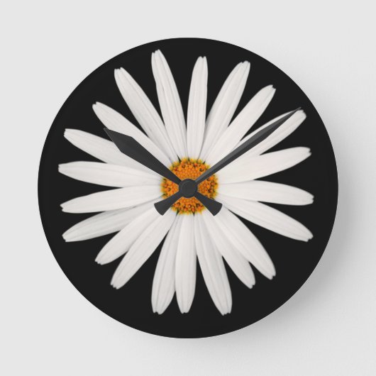 Horloge Ronde Fleur marguerite (Recto)