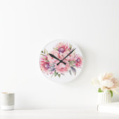 Horloge Ronde Fleur mignonne (Maison)