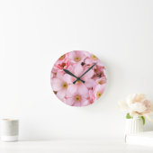 Horloge Ronde fleurs (Maison)