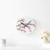 Horloge Ronde Fleurs de cerisiers (Maison)