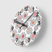 Horloge Ronde Fleurs MCM (Angle)