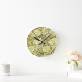 Horloge Ronde Fleurs rétro (Maison)