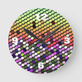 HORLOGE RONDE FLEURS SAUVAGES (Recto)