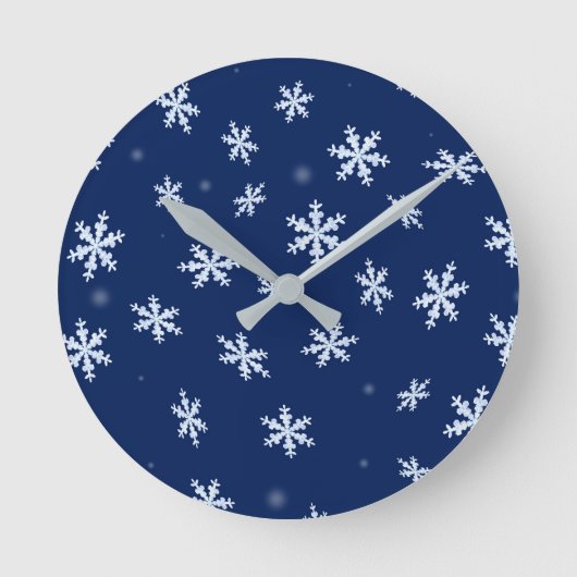 Horloge Ronde Flocon de neige (Recto)