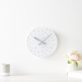 Horloge Ronde Flocon de neige (Maison)