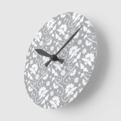 Horloge Ronde Floral Lace Pattern (Angle)