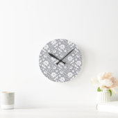 Horloge Ronde Floral Lace Pattern (Maison)