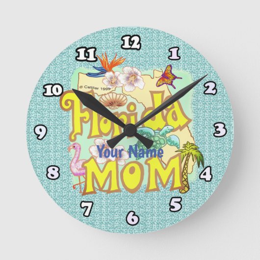 Horloge Ronde Florida Maman (Recto)