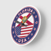 Horloge Ronde Floride (Angle)