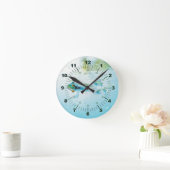Horloge Ronde Flottant (Maison)