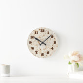 Horloge Ronde Flour Tortilla Taco Shell Burrito Acrylic Wall (Maison)