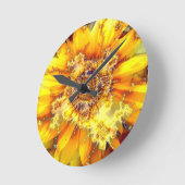 Horloge Ronde Flower of the Sun (Angle)