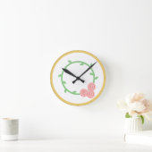 Horloge Ronde Flower Wall Clock (Maison)