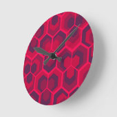 Horloge Ronde Flowers d'Hexagon (Angle)