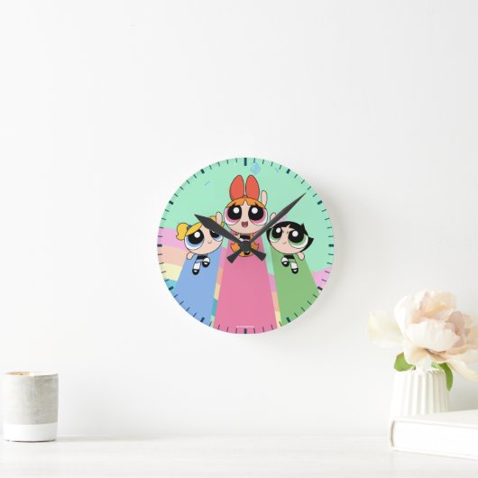 Horloge Ronde Fly high Powerpuff (Maison)