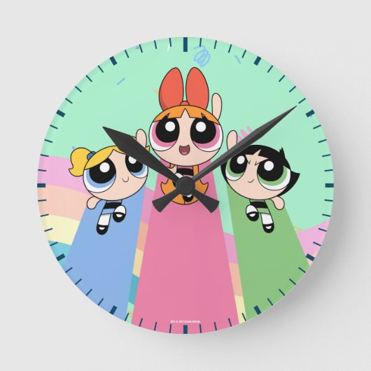 Horloge Ronde Fly high Powerpuff (Recto)