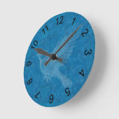 Horloge Ronde Flying Bird (Angle)