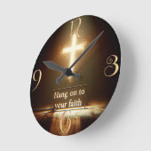 Horloge Ronde Foi (Angle)