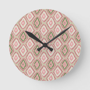 Horloge Ronde folk, ikat motif