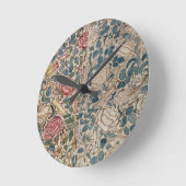 Horloge Ronde Fond d'écran "Rose" (crayon et avec papier) (Angle)