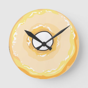 Horloge Ronde Food for Thought_Glazed Jelly Donut_Totally Sweet