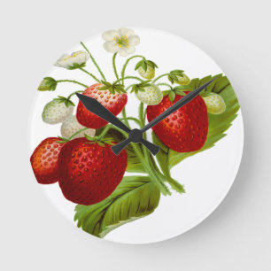 Horloge Ronde Food fruit leaf leafy
