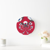 Horloge Ronde Football. (Maison)