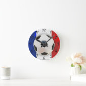 Horloge Ronde Football français (Maison)