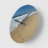 Horloge Ronde Footprints On Beach, Mabibi, Thongaland (Angle)