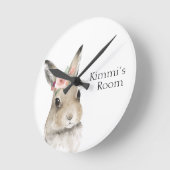 Horloge Ronde Forest Animals Watercolor (Angle)