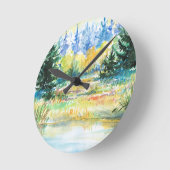 Horloge Ronde Forêt (Angle)